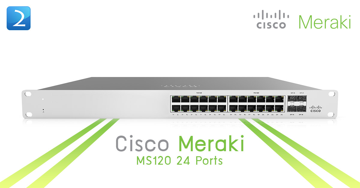 MS120-24P-HW] Cisco Meraki MS120 24 Ports